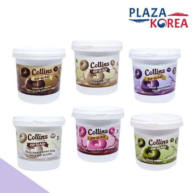 

Big Sale COLLINS DIP GLAZE SAUCE 1KG - SAUS CAIR TOPPING CELUPAN DONAT Big Sale