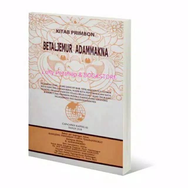 Buku PRIMBON JAWA BETALJEMUR ADAMAKNA