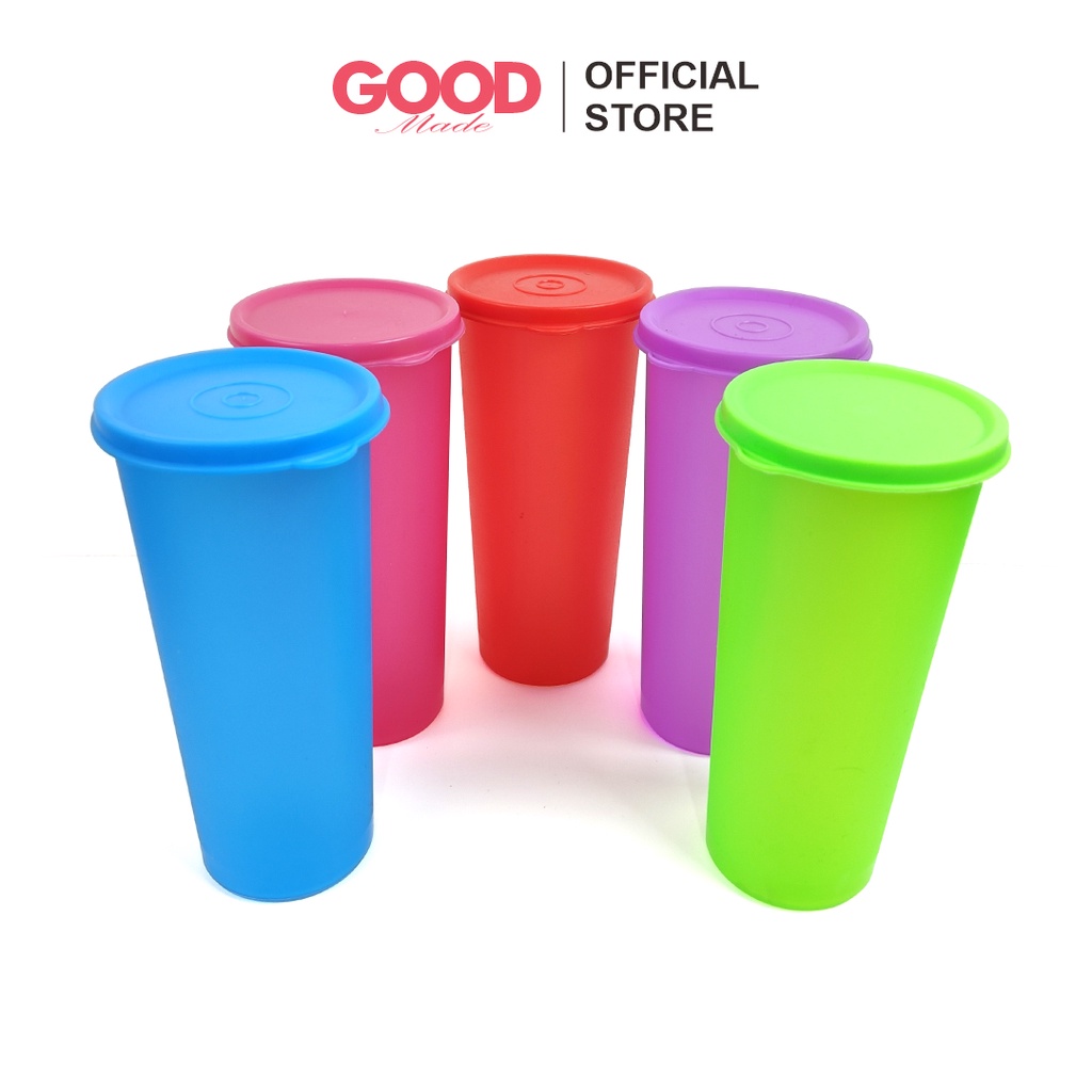 GOOD MADE - Gelas Plasik Murah Warna Warni | Tumbler Plastik Colorfull | COD