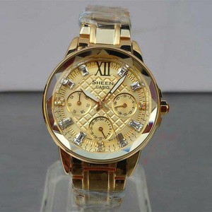 Casio Sheen Shn 3029 Gold - Jam Tangan Pria