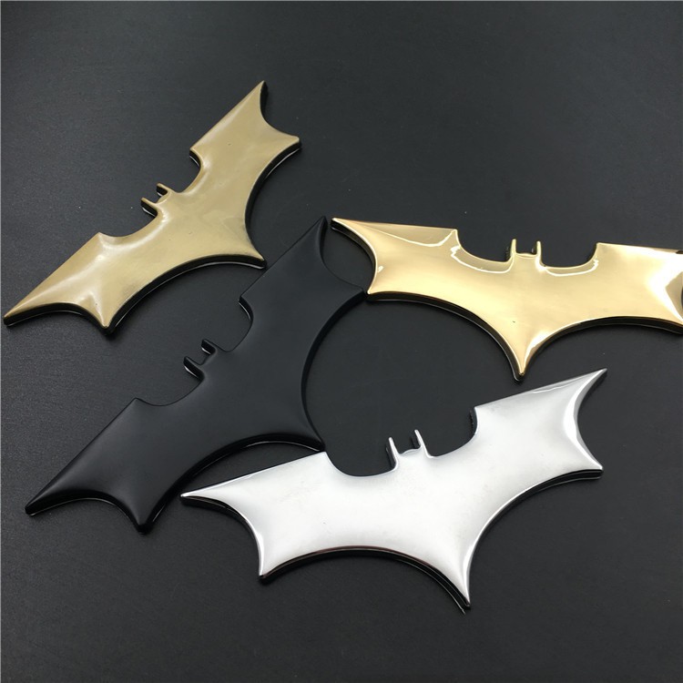 1X Metal 3D Batman Logo Bat Car Auto Truck Motorcycle Emblem Badge Sticker Decal