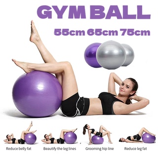 Gymball Senam Bola Gym Fitness Untuk Ibu Hamil Bola Yoga Gymball 55cm,65cm,75cm