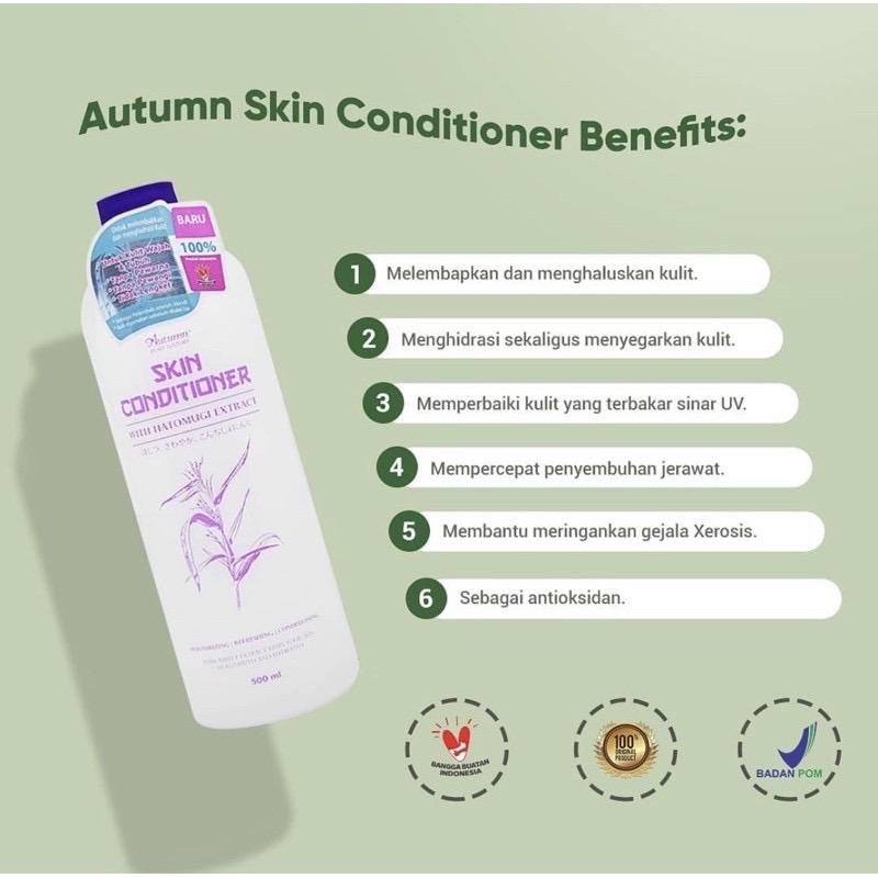 [FREE BOTTLE SPRAY] HATOMUGI Autumn With Hatomugi Extract 500ml BPOM