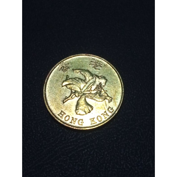 koin asing 10 cent hongkong