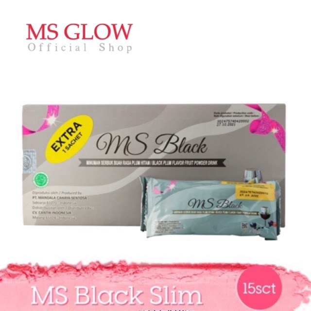MS Glow MS BLACK Sliming drink free Tumbler | Shopee Indonesia