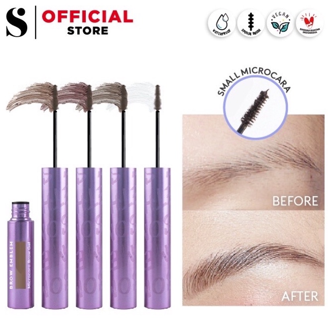 Somethinc Brow Emblem Microcara Brow Gel Waterproof Somethinc Microcara Somethinc Micro Cara Somethi