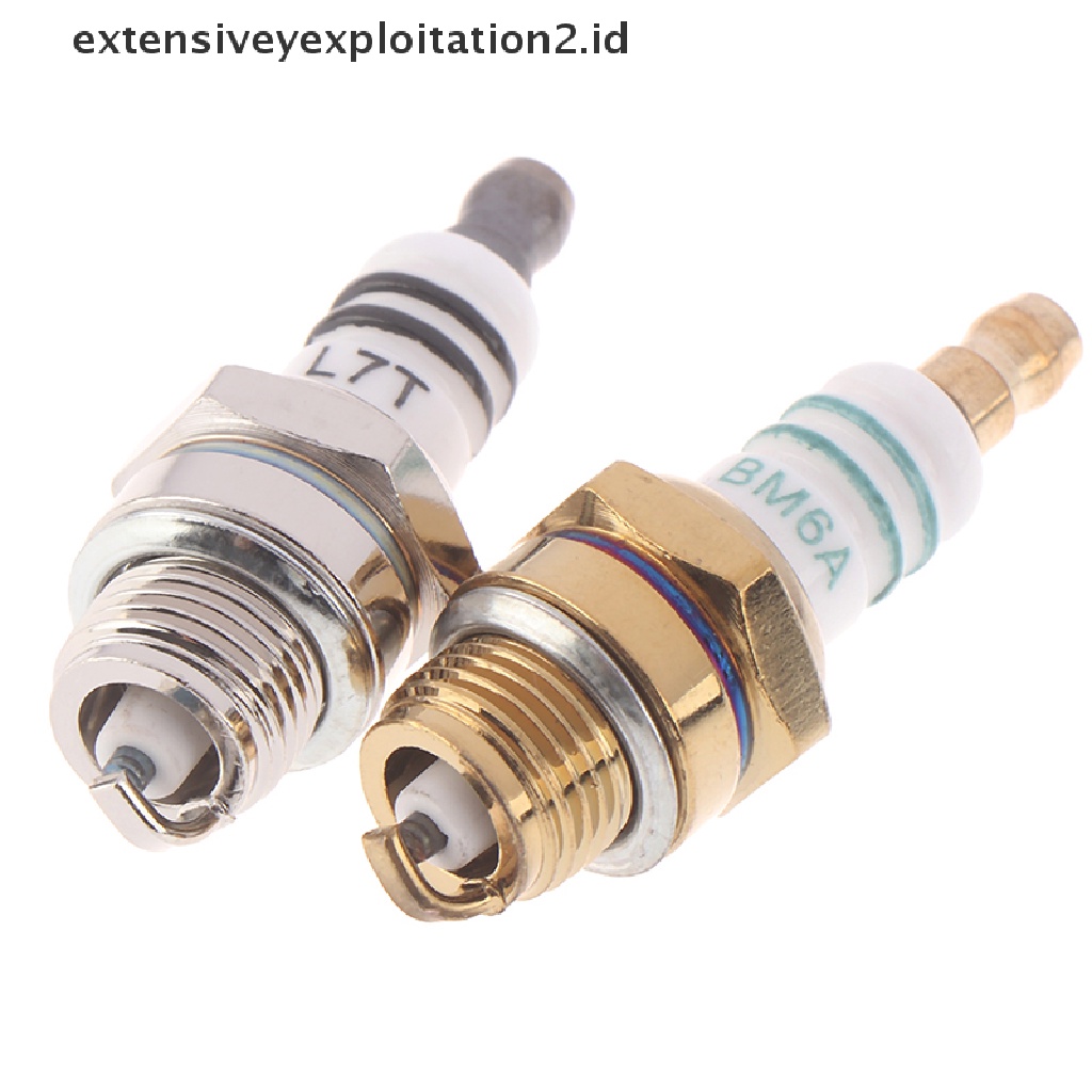 (Hotter) Bm6a Spark Plug Glow Pengganti Untuk Rumput Chainsaw 2tak