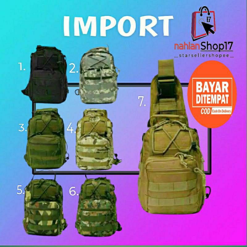 TAS SELEMPANG PRIA / TAS SELEMPANG ARMY 093 / TAS SLEMPANG COWOK ARMY  / TAS SELEMPANG TACTICAL