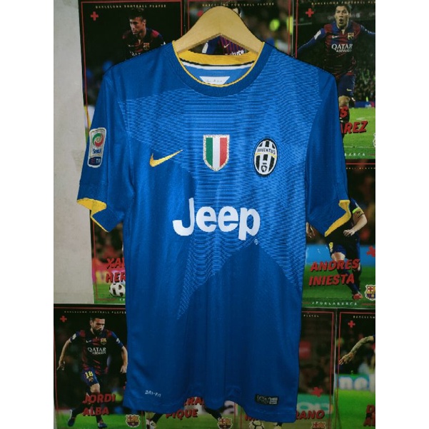 JERSEY JUVENTUS AWAY 2014/2015 + NAMESET + PATCH