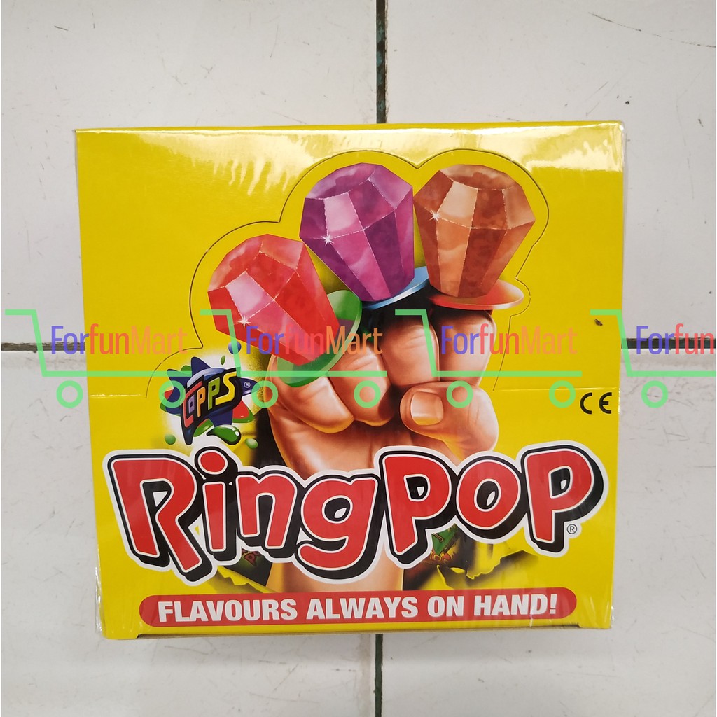 

Permen Cincin Permata Merek Ring Pop Thailand isi 24