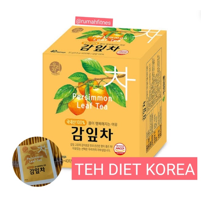 

Persimmon Leaf Tea Teh Korea Diet Daun Kesemek Herbal Sachet