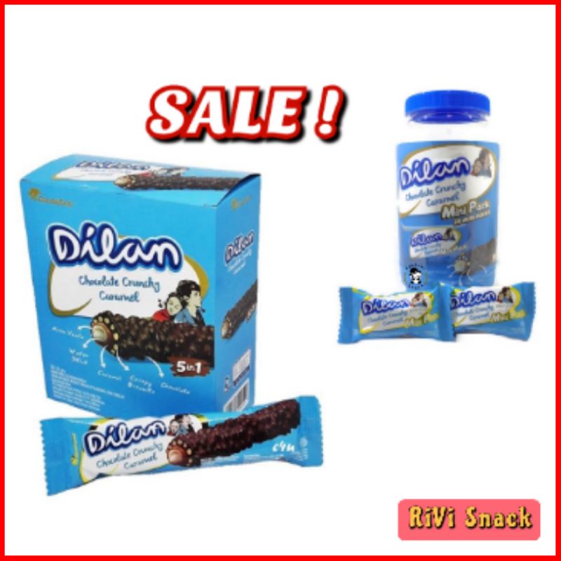 [PROMO] BIJIAN DILAN CHOCOLATE CRUNCHY CARAMEL / WAFERCOKLAT DILAN