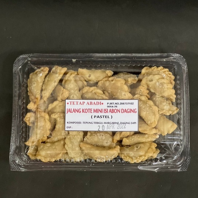 

PASTEL JALANGKOTE MINI ISI ABON DAGING