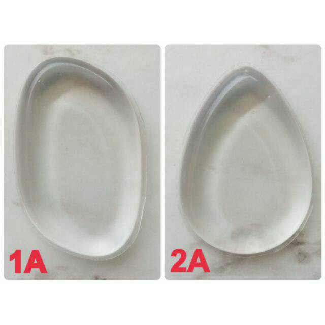 [ Oval ] Silisponge Bening Oval / Silicone sponge transparant