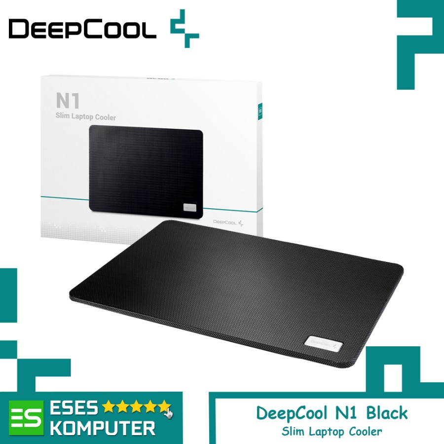 Cooling Pad DeepCool N1 BLACK | 1X 180mm Fan | Laptop Cooler