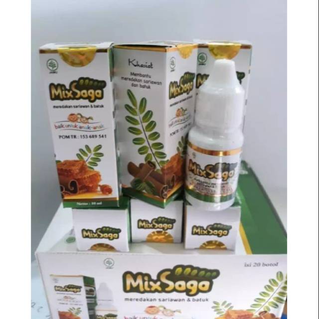 

MIX SAGA Obat tetes saga untuk sariawan batuk dan radang tengorokan