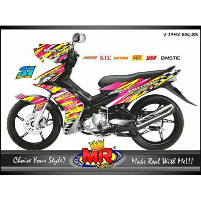 Decal Dekal Jupiter Mx 135 Old Lama Stiker Sticker Semi Full 03