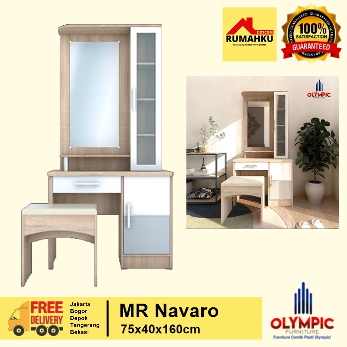MEJA RIAS - MAKEUP TABLE - MR NAVARO - OLYMPIC
