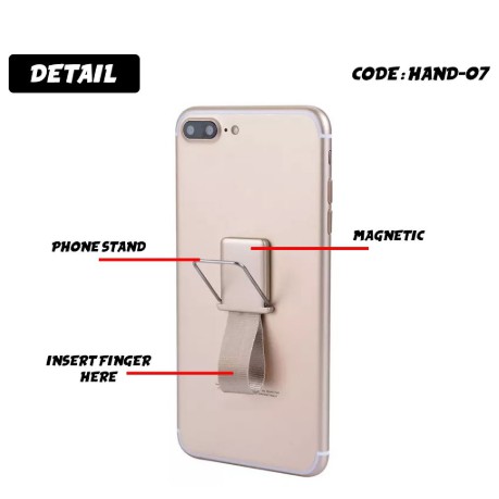 Finger Grip Magnetic Motif Function Grip &amp; Stand Motif Un Grip Besi Holder Handphone