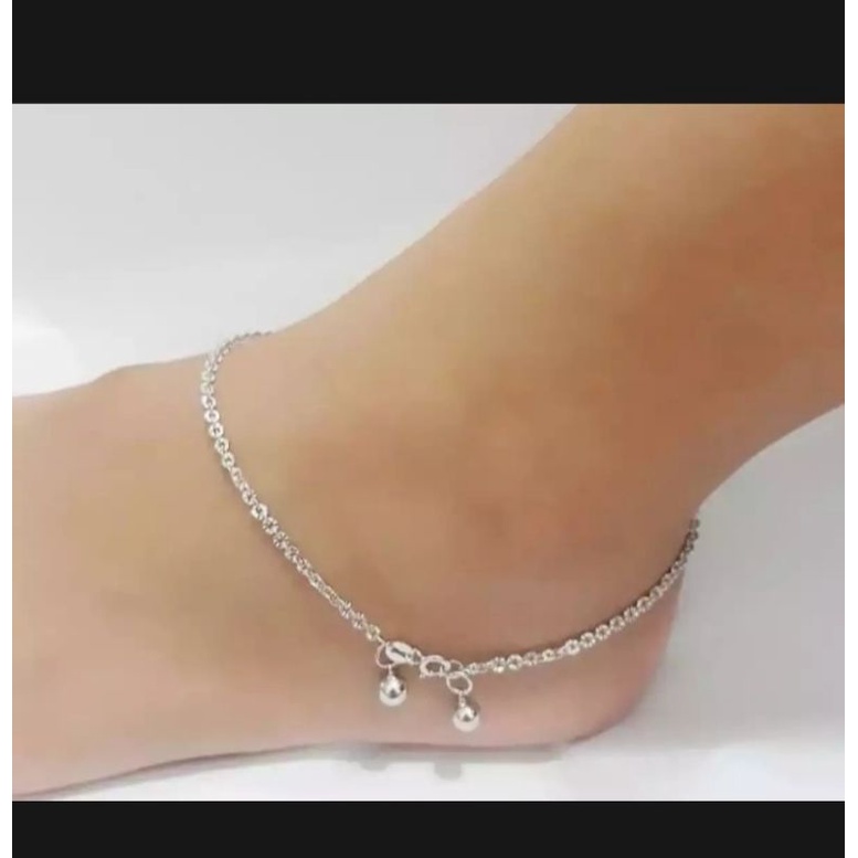 gelang kaki nori silver terlaris