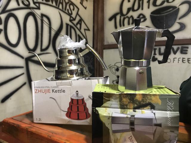 Coffee Maker Espresso Mokapot Alumunium 6 Cup Teko Kopi Panas