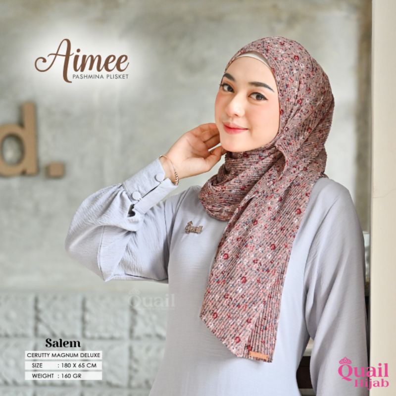 Pasmina Plisket Aimee ori Quail Hijab