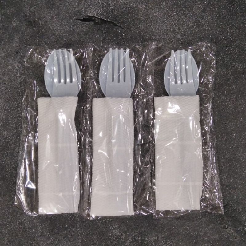 Paket Tisu Katering sendok tusuk gigi