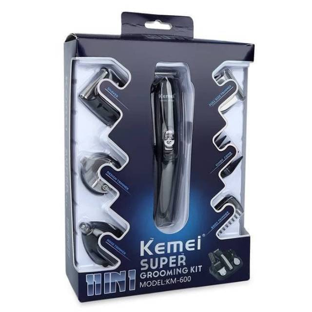 Original Kemei KM 606 6 in 1 hair Clipper trimmer Beard Shaver Razon