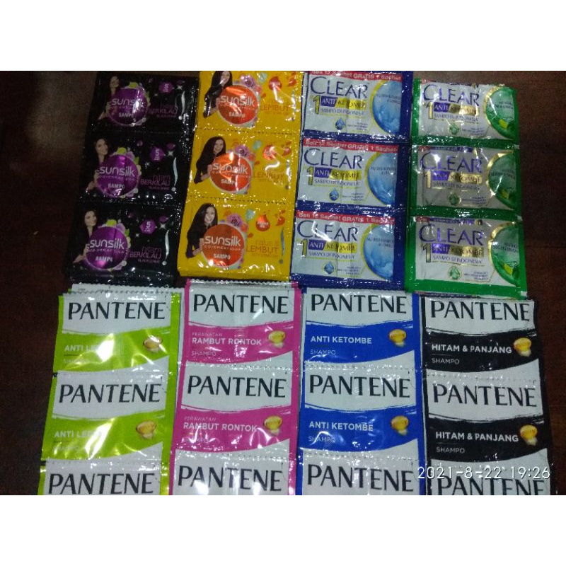 SHAMPO RENCENG | PANTINE SUNSLIK CLEAR | SAMPO RENTENG ECER