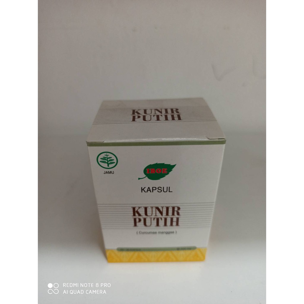 KUNIR PUTIH 30 KAPSUL JAMU IBOE KANKER