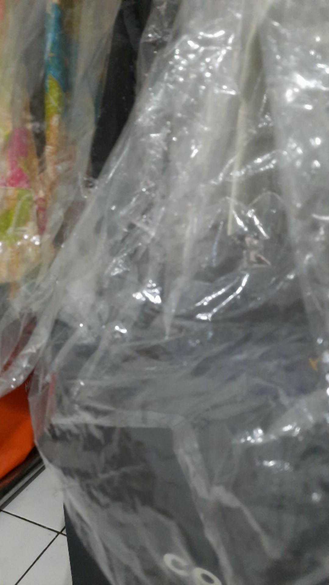 Murah Plastik Zip Lock Jumbo Bening Dengan Lobang Pegangan - Isi 50 - Plastik Packing Sepatu Baju
