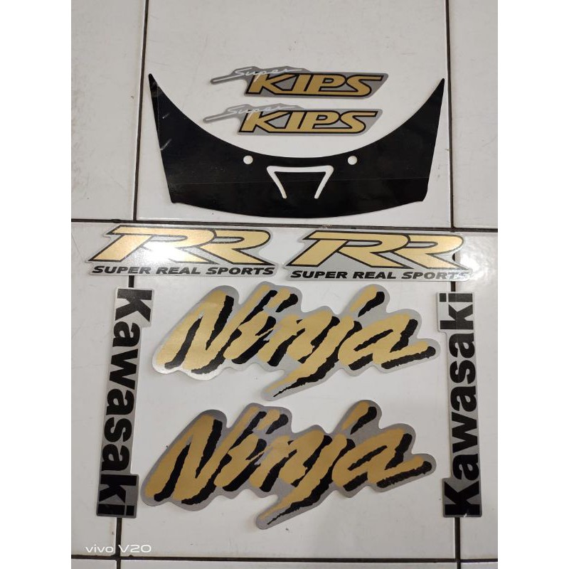 striping ninja rr old silver