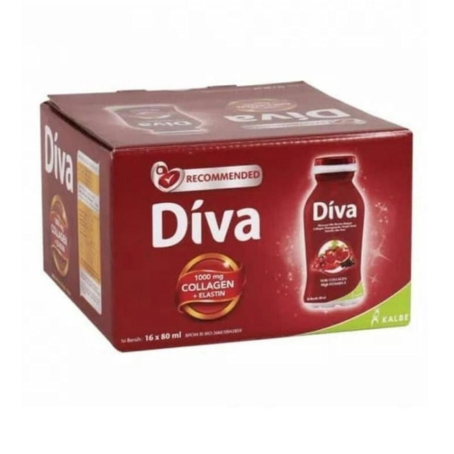 Kalbe Diva Beauty Drink Minuman Kolagen Aktif [16 pcs/ 80 mL)