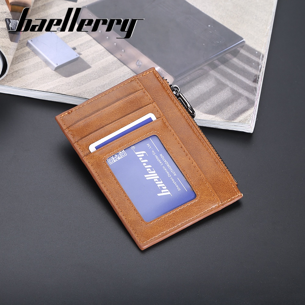 BAELLERRY K9149 Dompet Kartu Pria Wanita Bahan Kulit PU Leather Premium WATCHKITE WKOS