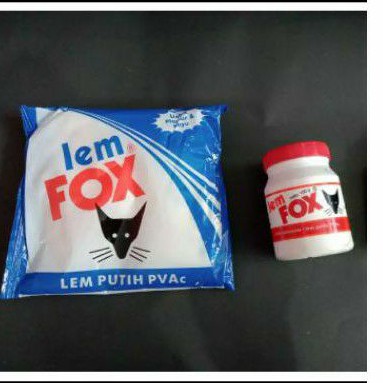 Lem fox putih plastik-botol