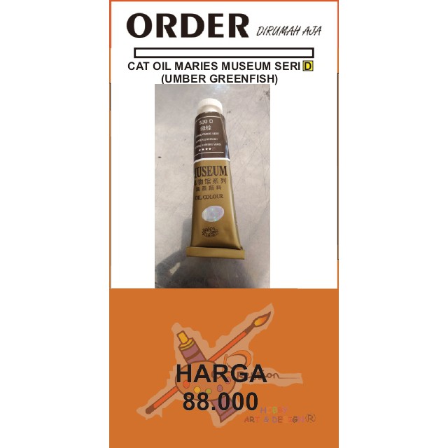 

CAT OIL MARIES MUSEUM SERI D (UMBER GREENFISH)