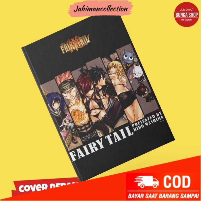 

✨ BISA COD ✨ Note Book Anime Fairy Tail Character Hardcover A5