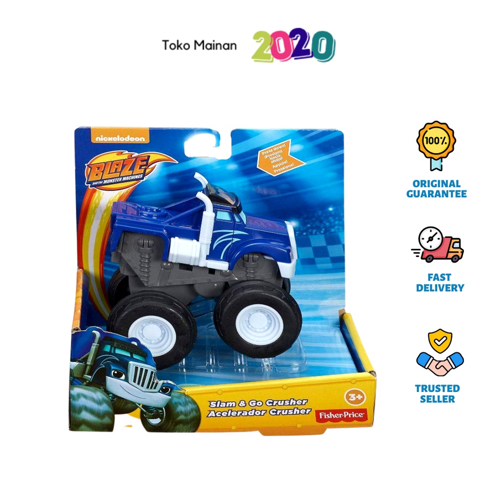 BLAZE AND THE MONSTER MACHINES SLAM & GO CRUSHER - MAINAN DIE CAST CGK22