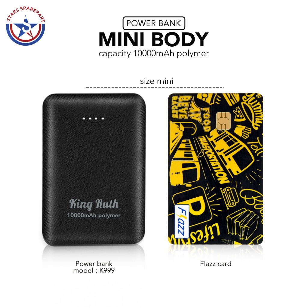  Mini  Portable Power Bank  10000mAh 37Wh 2A Quick Charge 