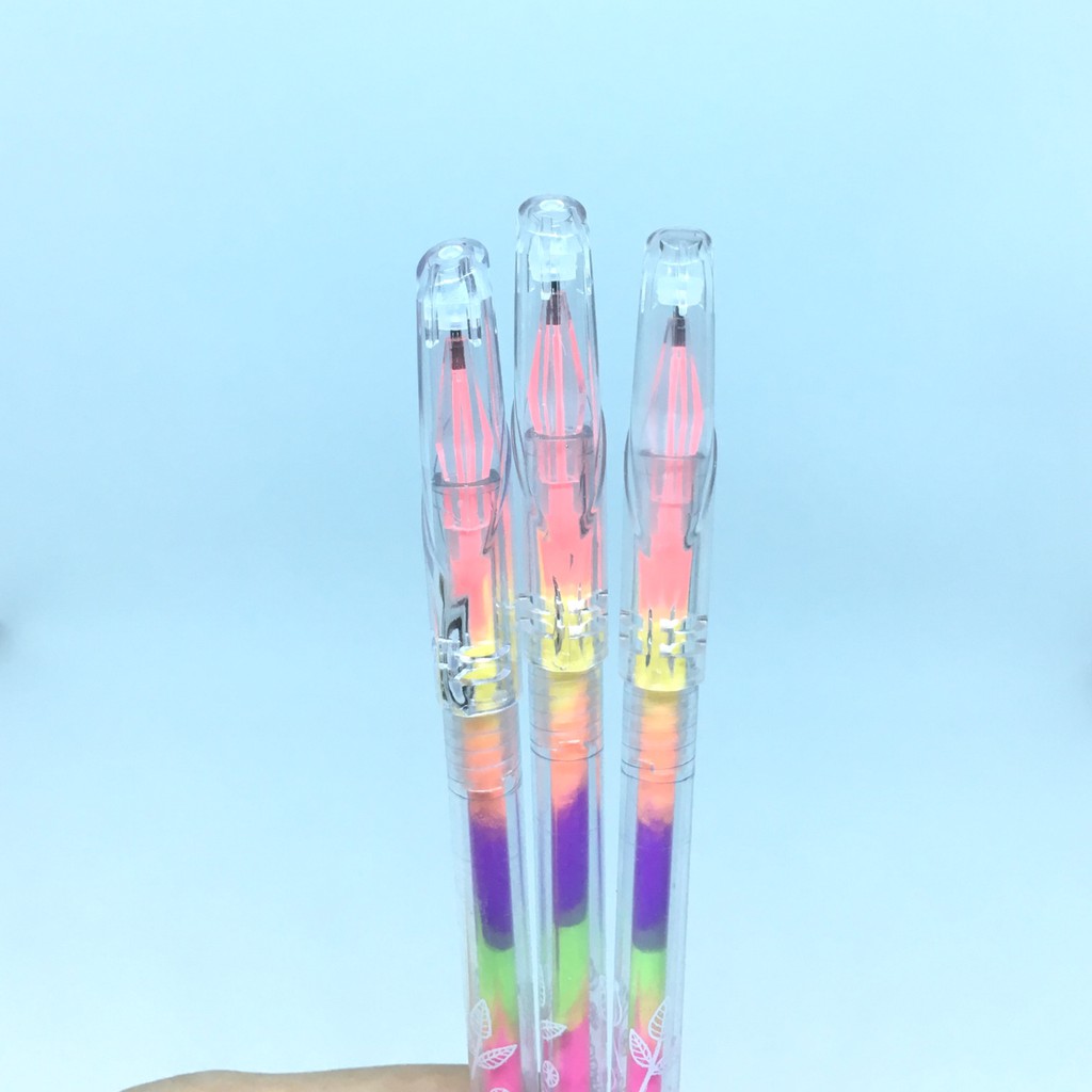 

Pulpen Rainbow Gel 0.8mm set isi 3 pcs - EQS533