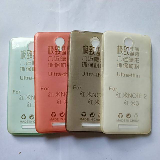 XIAOMI REDMI NOTE 2 softcase karet silikon mantul