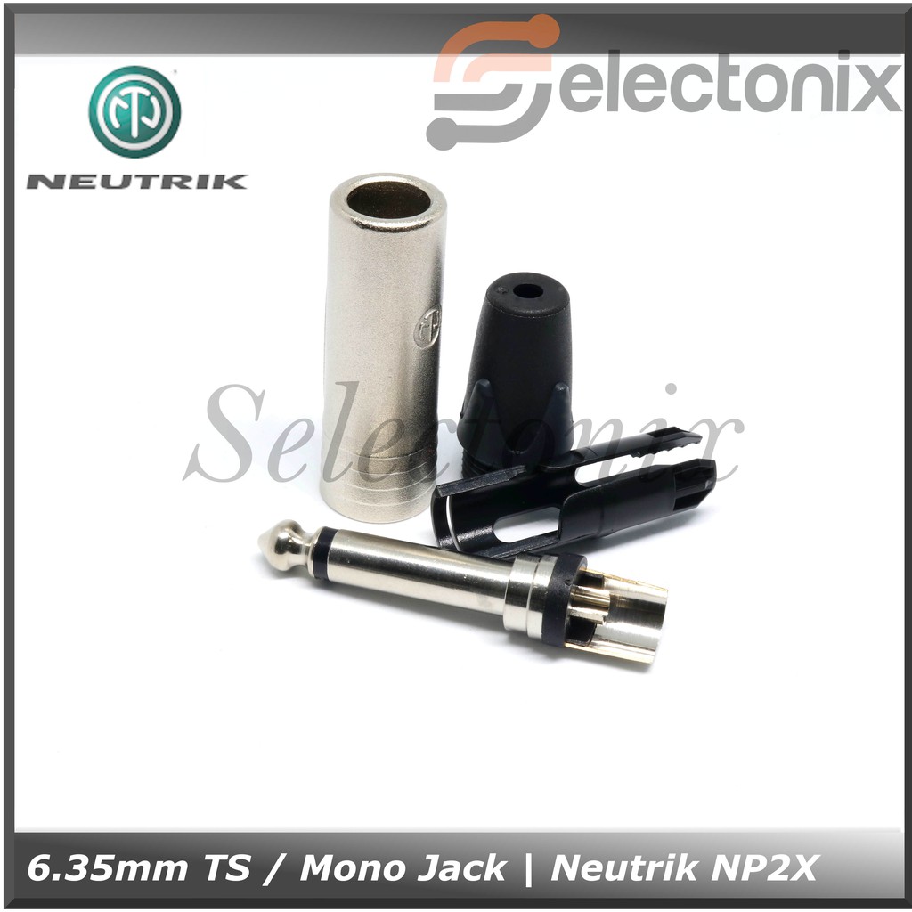 Jack Audio 1/4&quot; TS-Mono | Neutrik [NP2X] Original