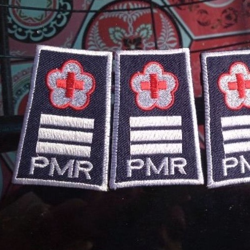 Evolet PMR Bordir sepasang pangkat PMR