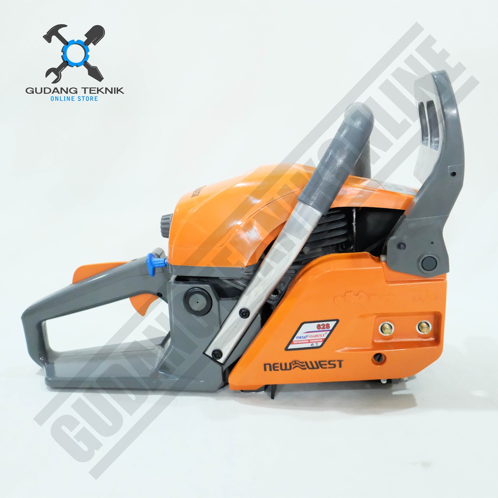 Mesin Gergaji Kayu New West 628 - Chainsaw New West 628 Chain Saw Laser Tip 24inch