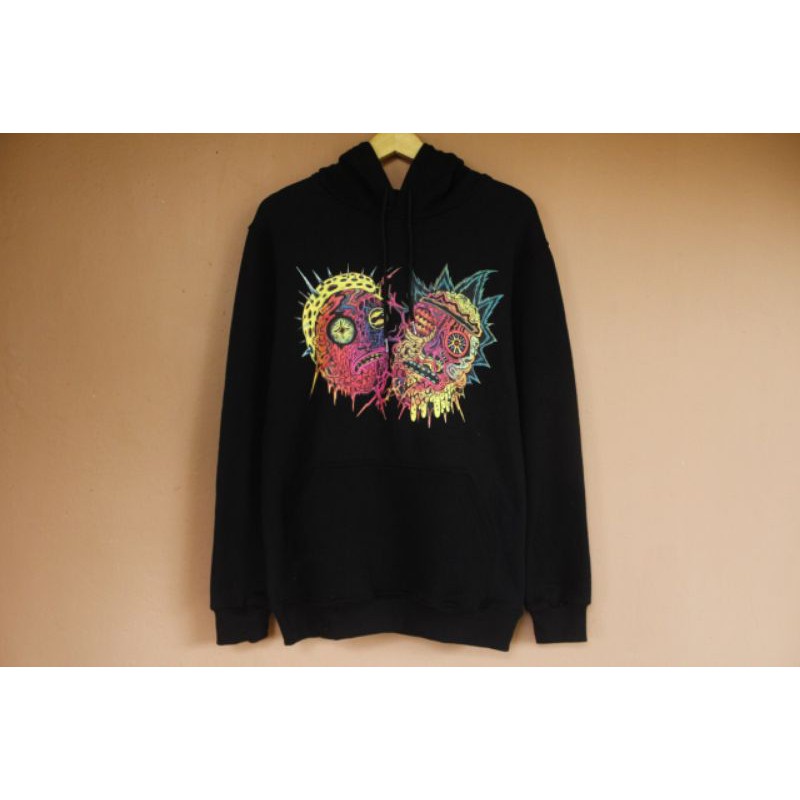 HOODIE H&M HNM RICK N MORTY