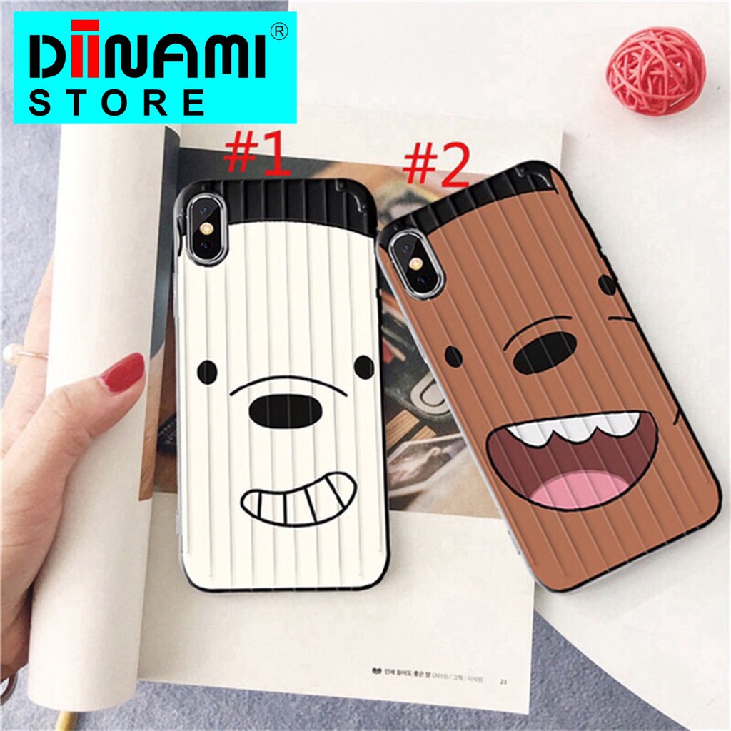 SOFTCASE WE BARE BEARS ALL TYPE  SAMSUNG OPPO VIVO XIAOMI REALME IPHONE DST1638