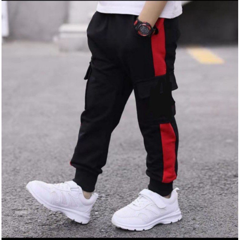 KCB PREMIUM CELANA JOGGER ANAK KARGO 5-12TH(SCUBA MAX)