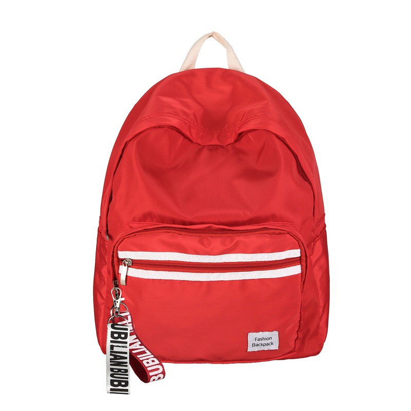 Unisex Korean Style Backpack Gusion / tas ransel wanita Nilon Tas sekolah remaja tumbrl ulzzang