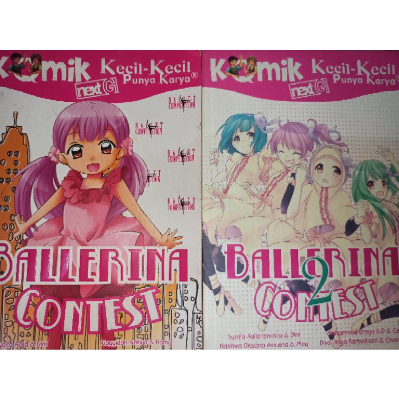 Paket isi 2 Buku Komik anak - KKPK - Ballerina Contest 1 & 2 (preloved)