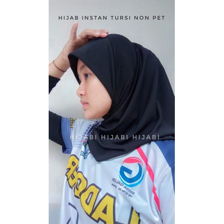 Hijabi - Hijab Instan Sport Siria Tursi Non Pet Jersey Premium